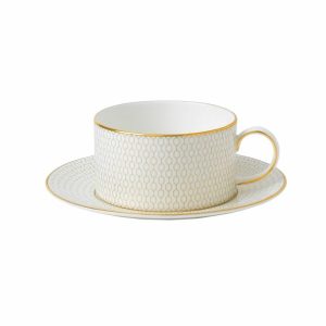 Arris Teacup With Saucer | Tableware Teacups Coffee Cups Coffee Cups