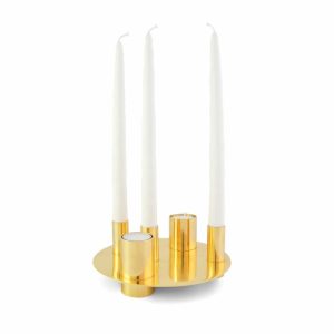 Awa Candle Holder | Home Accessories Candle Holders Candle Holders brass