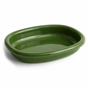 Barro Oval Serving Platter Large 27X36 Cm | Tableware Serving Platters & Dishes Bowls & Serving Dishes Green