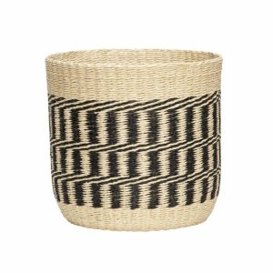 Basket Round Ø33 Cm | Home Accessories Storage Baskets Home Accessories Black-nature