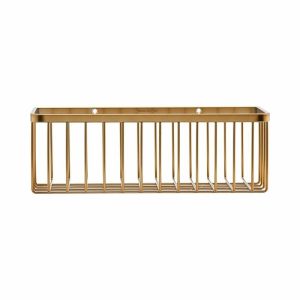 Bath Basket 11X28 Cm | Home Accessories Storage Baskets Home Accessories brushed brass