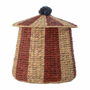 Birsen Basket With Lid Ø40 Cm | Home Accessories Storage Baskets Home Accessories Home Accessories