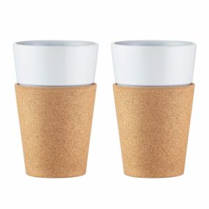 Bistro Mug With Cork 2-Pack | Tableware Espresso Cups Cups & Mugs Espresso Cups