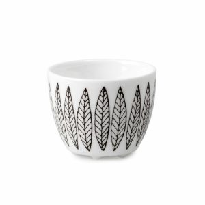 Black Salix Egg Cup | Tableware Egg Cups Bowls & Serving Dishes black