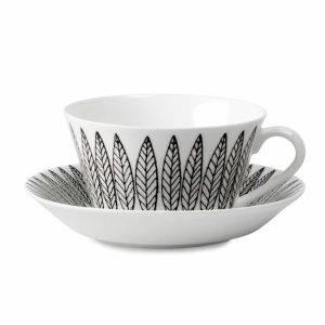 Black Salix Tea Set Cone | Tableware Teacups Cups & Mugs Tableware