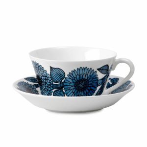 Blå Aster Tea Set Cone | Tableware Teacups Cups & Mugs Tableware