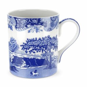 Blue Italian Mug Large | Tableware Teacups Coffee Cups Coffee Cups