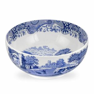 Blue Italian Round Bowl | Tableware Serving Bowls Bowls & Serving Dishes Salad Bowls