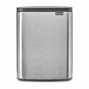 Bo Waste Bin 12 L | Home Accessories Pedal Bins Bathroom Accessories Brushed steel - matte