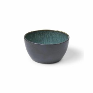 Bowl Ø 14 Cm Black | Tableware Breakfast Bowls Bowls & Serving Dishes Black - Green