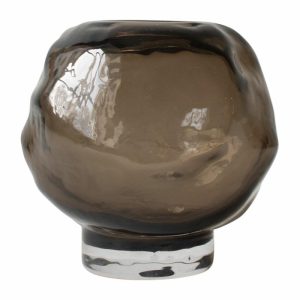 Bunch Mini Lantern On Foot Ø12 Cm | Home Accessories Tea Light Holders, Lanterns & Candle Dishes Candle Holders Brown