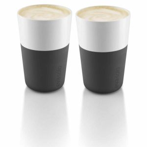 Cafe Latte Mug 2 Pack | Tableware Coffee Cups Coffee Cups black