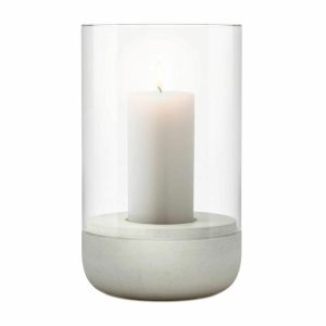 Calma Lantern With Block Candle Ø12 Cm | Home Accessories Tea Light Holders, Lanterns & Candle Dishes Candle Holders Home Accessories