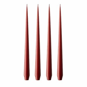 Candle 32 Cm 4-Pack Aged Rust | Home Accessories Candles Candle Holders Candles