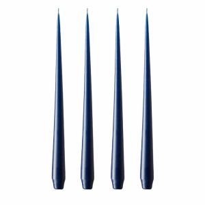 Candle 32 Cm 4-Pack Royal Navy | Home Accessories Candles Candle Holders Candles