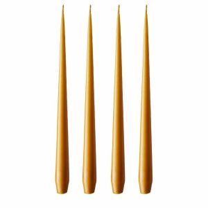 Candle 42 Cm 4-Pack Dark Saffron | Home Accessories Candles Candle Holders Candles