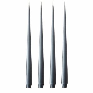 Candle 42 Cm 4-Pack Dark Slate | Home Accessories Candles Candle Holders Candles