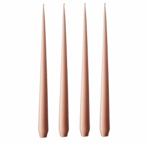 Candle 42 Cm 4-Pack Rosy Caramel | Home Accessories Candles Candle Holders Candles