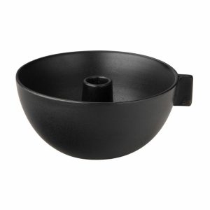 Candle Bowl Ø17 Cm | Home Accessories Candle Holders Candle Holders black