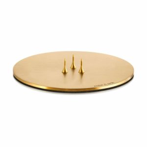 Candle Holder Ø9 Cm Matte | Home Accessories Tea Light Holders, Lanterns & Candle Dishes Candle Holders Gold