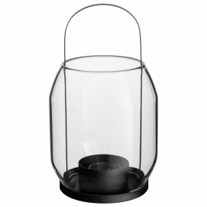 Candle Holder For Tea Light 22 Cm | Home Accessories Tea Light Holders, Lanterns & Candle Dishes Candle Holders black