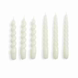 Candle Small Twist/Spiral Candle Mix 6-Pack | Home Accessories Candles Candle Holders Candles