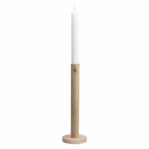 Candle Sticks Made Of Wood 25 Cm | Home Accessories Candle Holders Candle Holders Candle Holders