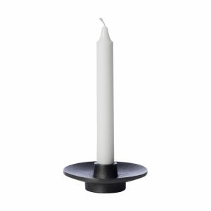 Candlestick Aluminum Ø12 Cm | Home Accessories Candle Holders Candle Holders black