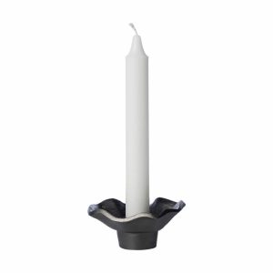 Candlestick Black Aluminum | Home Accessories Candle Holders Candle Holders Candle Holders