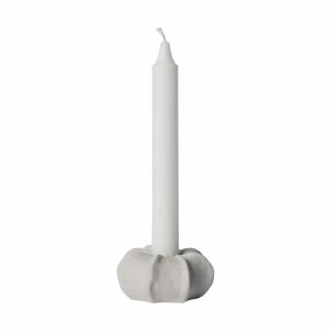 Candlestick Stoneware Ø7.5 Cm | Home Accessories Candle Holders Candle Holders Candle Holders