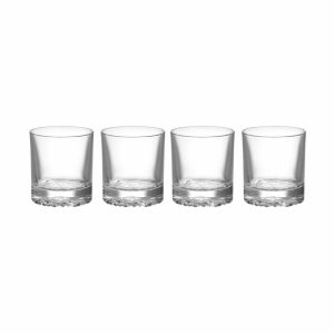 Carat Double Old Fashioned Glass 28 Cl 4-Pack | Tableware Whiskey & Cognac Glasses Glasses clear