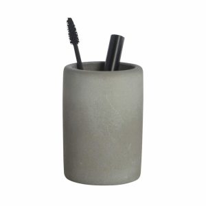 Cement Toothbrush Holder | Home Accessories Toothbrush Holders Bathroom Accessories concrete