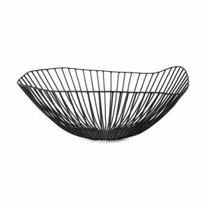 Cesira Fruit Bowl 39 Cm | Tableware Serving Bowls Bowls & Serving Dishes black