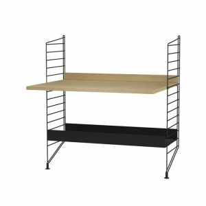 Children’S Room Oak & Black – Combination A | Home Accessories Storage For The Kids Room Home Accessories Home Accessories