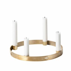 Circle Brass Candleholder | Home Accessories Candle Holders Candle Holders Candle Holders