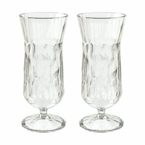 Club No. 17 Drinking Glass Plastic 40 Cl 2-Pack | Tableware Long Drink & Highball Glasses Cocktail & Martini Glasses Cocktail & Martini Glasses