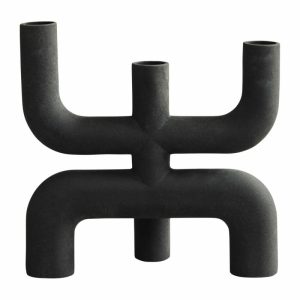 Cobra Candle Holder 25X25 Cm | Home Accessories Candle Holders Candle Holders black