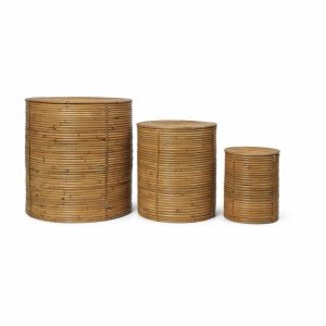 Column Storage Set 3 Pieces | Home Accessories Storage Baskets Home Accessories Home Accessories