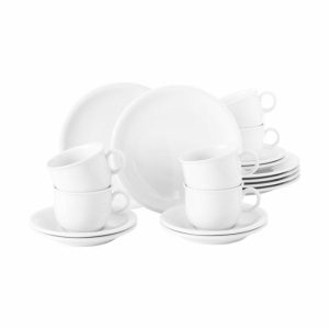 Compact Coffee Service 18 Pieces | Tableware Table Settings & Starter Sets Plates Table Settings & Starter Sets