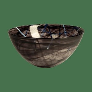 Contrast Bowl 350 Mm | Tableware Salad Bowls Bowls & Serving Dishes black