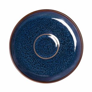 Crafted Denim Saucer To Espresso Cup Ø12 Cm | Tableware Tea & Coffee Saucers Plates blue