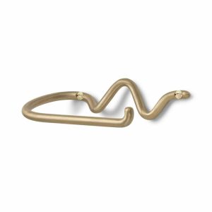 Curvature Toilet Paper Holder | Home Accessories Toilet Roll Holders Bathroom Accessories brass