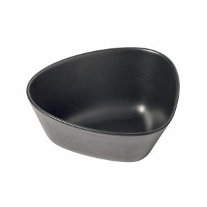 Curve Stoneware Bowl M 20X22 Cm | Tableware Serving Bowls Bowls & Serving Dishes black