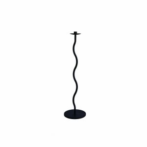 Curved Candle Holder 75 Cm | Home Accessories Candle Holders Candle Holders black