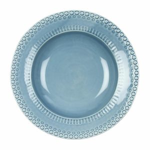 Daisy Serving Bowl Ø 35 Cm | Tableware Serving Bowls Bowls & Serving Dishes dusty blue (blue)