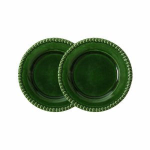 Daria Small Plate Ø18 Cm 2-Pack | Tableware Small Plates & Side Plates Plates Moss