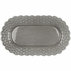 Ditsy Oval Serving Saucer | Tableware Serving Platters & Dishes Bowls & Serving Dishes Serving Platters & Dishes