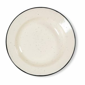 Doris Enamel Plate Ø20 Cm | Tableware Small Plates & Side Plates Dinner Plates beige