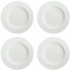 Dots Plate 28 Cm 4-Pack | Tableware Dinner Plates Dinner Plates Creamy white