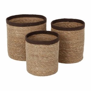 Emil Storage Basket 3-Pack Large | Home Accessories Storage Baskets Home Accessories Home Accessories